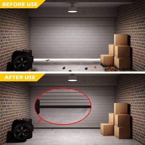 شريط عازل للعتبة السفلية لباب المرآب العالمي، استبدال تجريد الطقس بنفسك، لا يشمل مانع التسرب/لاصق (20 قدم) in Kuwait