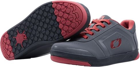O'Neal Pinned Flat Pedal MTB Shoe V.22 Gray/Red 10 (43) in Saudi Arabia