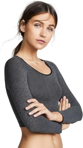 SPANX Women's Long Sleeve Arm Tights™ Layering Piece, Opaque Highlighter Yellow LG-XL in Saudi Arabia