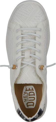 Hey Dude Women's Karina Stormy Dye Size 9 | Women's Sneakers | Women's Casual Shoes | Comfortable & Light-Weight Grey in Saudi Arabia