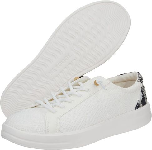 Hey Dude Women's Karina Stormy Dye Size 9 | Women's Sneakers | Women's Casual Shoes | Comfortable & Light-Weight Grey in Saudi Arabia