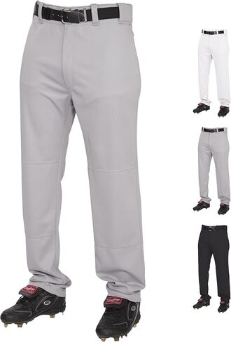 Rawlings Semi-Relaxed Full Length Baseball Pant | Solid & Piped Options | Youth Sizes | Multiple Colors in Kuwait