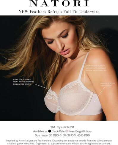 Natori Women's Feathers Refresh Full Fit Underwire in Saudi Arabia