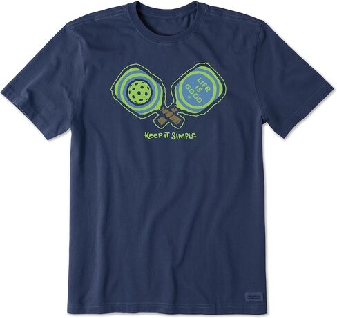 Men's Keep It Simple Pickleball Short Sleeve Crusher Tee in Saudi Arabia