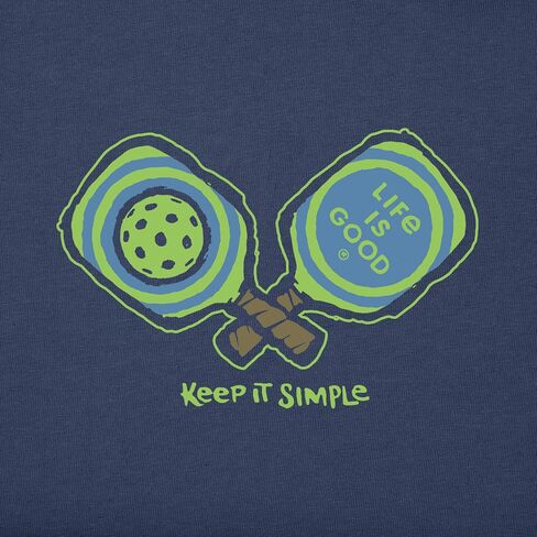 Men's Keep It Simple Pickleball Short Sleeve Crusher Tee in Saudi Arabia