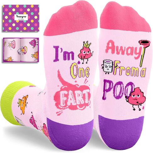 جوارب مضحكة للجنسين من HAPPYPOP، جوارب ضرطة غريبة، جوارب براز سخيفة ساخرة، هدايا غريبة، هدايا سخيفة، هدايا ضرطة، هدايا نكتة in Saudi Arabia