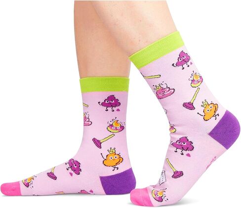 جوارب مضحكة للجنسين من HAPPYPOP، جوارب ضرطة غريبة، جوارب براز سخيفة ساخرة، هدايا غريبة، هدايا سخيفة، هدايا ضرطة، هدايا نكتة in Saudi Arabia