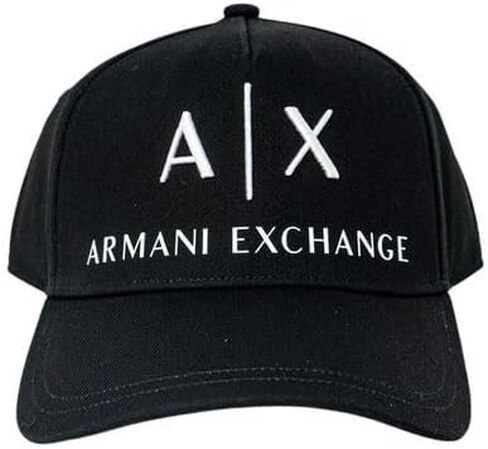 A|X Armani Exchange Men's Baseball hat, Black & White, One Size in Saudi Arabia