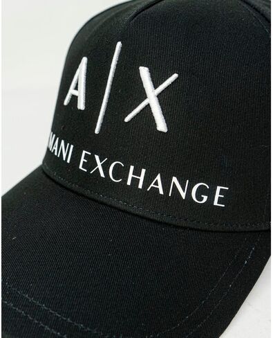 A|X Armani Exchange Men's Baseball hat, Black & White, One Size in Saudi Arabia