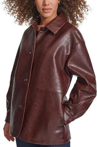 Levi's womens Relaxed Fit Faux Leather Blazer Blazer in Saudi Arabia