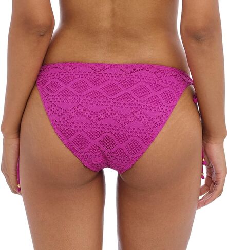 Freya Women's Standard Sundance Crochet Rio Swim Brief (3975), Black, X-Large in Saudi Arabia