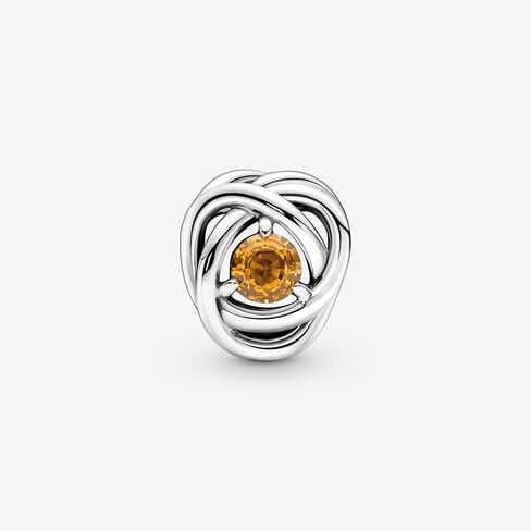 Pandora January Red Eternity Circle Charm Bracelet Charm Moments Bracelets - Stunning Women's Jewelry - Gift for Women - Made with Sterling Silver & Man-Made Crystal, With Gift Box in Saudi Arabia