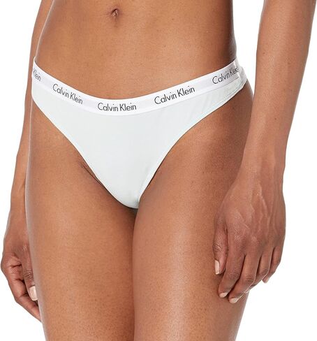 Calvin Klein Underwear Women's Carousel Thong Pack, Lime/White/Grey Heather-925, XL in Saudi Arabia