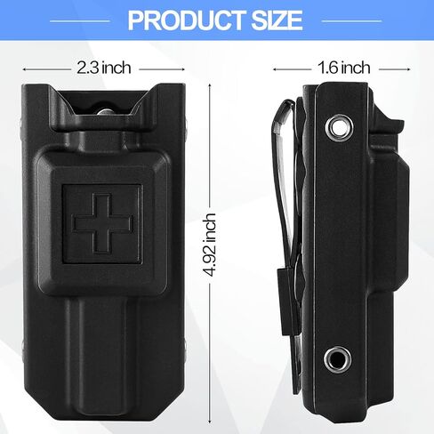 Tourniquet Holder, Tourniquet Case Pouch for CAT Tourniquets Gen 7 or Older, Rigid Tourniquet Case Holster for Duty Belt Fits Molle Equipment, Police Gear (Tourniquet Not Included) Green in Kuwait