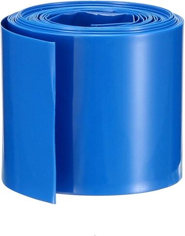 أنابيب انكماش للحرارة من uxcell بطول 29.5مم لـ 1X 18650 29.5mm-16.4 Ft كولومبيا بلو in Kuwait