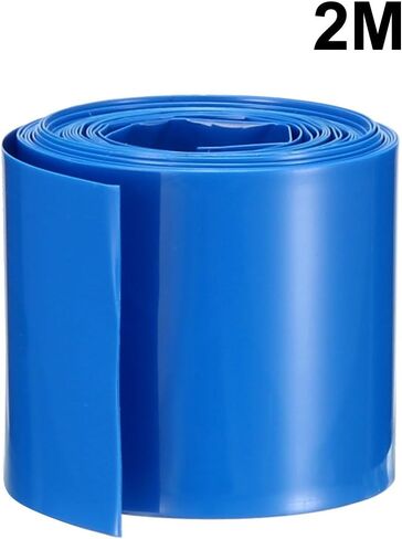 أنابيب انكماش للحرارة من uxcell بطول 29.5مم لـ 1X 18650 29.5mm-16.4 Ft كولومبيا بلو in Kuwait