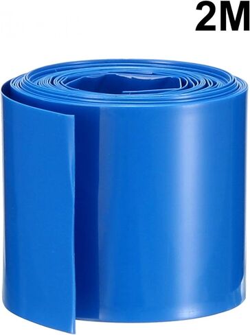 أنابيب انكماش للحرارة من uxcell بطول 29.5مم لـ 1X 18650 29.5mm-16.4 Ft كولومبيا بلو in Kuwait