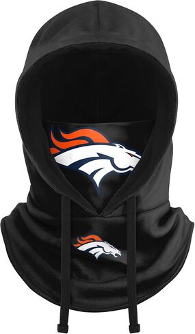 FOCO Atlanta Falcons NFL Black Drawstring Hooded Gaiter in Saudi Arabia