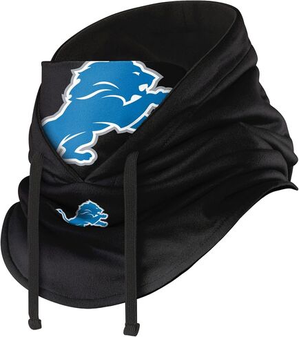 FOCO Atlanta Falcons NFL Black Drawstring Hooded Gaiter in Saudi Arabia