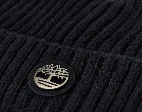Timberland Men's Ribbed Watch Cap with Logo Plate in Saudi Arabia