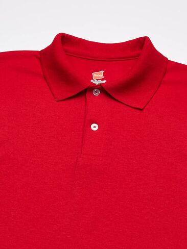 Hanes Boys' Short Sleeve Eco Smart Jersey Polo in Saudi Arabia