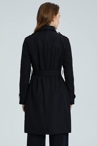 Orolay Women's Mid-length Jacket Double Breasted Trench Coat with Belt in Saudi Arabia
