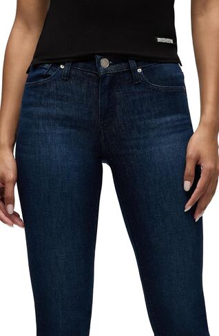 Hudson Jeans Women's Barbara High Rise Super Skinny Jean, Noir Coated, 27 in Saudi Arabia