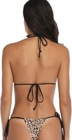 SHERRYLO Thong Bikini Swimsuit for Women Brazilian Bottom Triangle Bikinis Top Bathing Suit in Kuwait