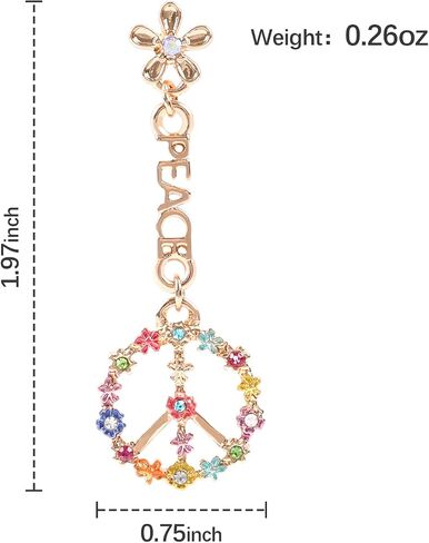 Peace Sign Stud Earrings for Women Girls, Peace Earrings Cubic Zirconia CZ Peace Earring Simple Cz Mini Round Stud Earring Jewelry Party Festival Birthday Gift for Her in Saudi Arabia