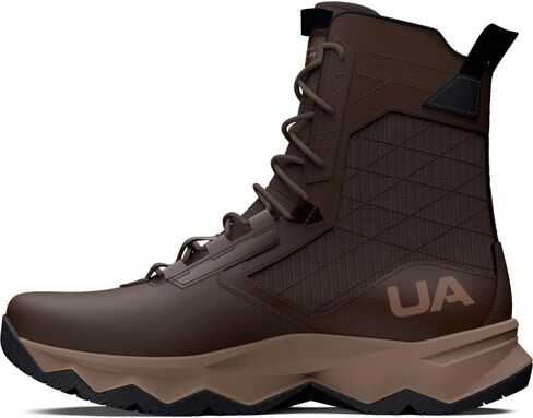 Under Armour Men's Stellar G2 Military and Tactical Boot, (200) Peppercorn/Brown Clay/Brown Clay, 9 in Saudi Arabia