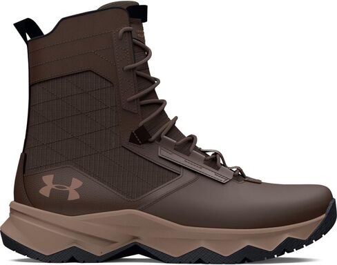Under Armour Men's Stellar G2 Military and Tactical Boot, (200) Peppercorn/Brown Clay/Brown Clay, 9 in Saudi Arabia