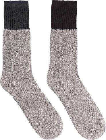 جوارب ساخنة في الهواء الطلق للرجال، كعب وأصابع القدم معززة، قطن، 8 حزمة جوارب الطاقم ، مقاسات أحذية الرجال 6 - 12. 5 in Kuwait