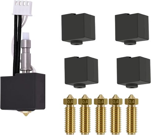 AOMUWKE 3D Printer Hotend Print Head for Kobra, FDM 3D Printer Accessories Hotend Heating Block with Heating Tube and Thermistor Kit for Anycubic Kobra in Kuwait