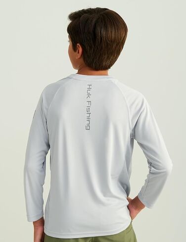HUK Unisex Kid's Pursuit Solid Long Sleeve, Fishing Shirt in Saudi Arabia