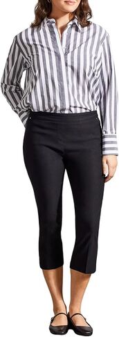 Tribal Women's Flatten It Capri Pant, Black, 12 in Saudi Arabia