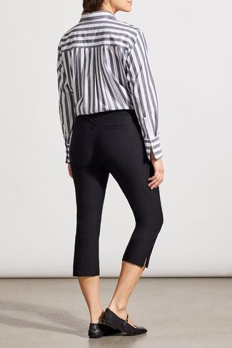 Tribal Women's Flatten It Capri Pant, Black, 12 in Saudi Arabia