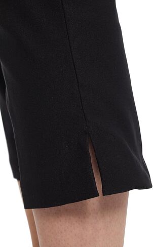 Tribal Women's Flatten It Capri Pant, Black, 12 in Saudi Arabia