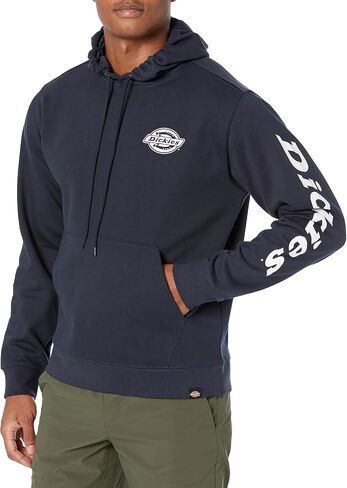 Dickies Men's Long Sleeve Logo Fleece Hoodie in Saudi Arabia