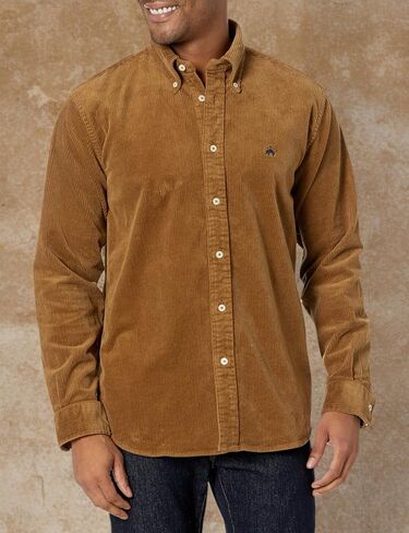 Brooks Brothers Men's Button-Down Collar Corduroy Sport Shirt in Saudi Arabia