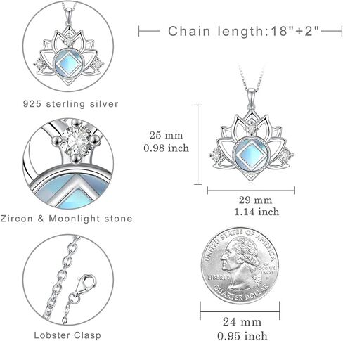 Peireara Sobriety Necklace for Women 925 Sterling Silver Alcoholics Anonymous Necklace Recovery Symbol Necklace Lotus Alcoholics Anonymous Jewelry Gifts for Women Men in Saudi Arabia
