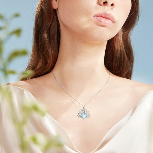 Peireara Sobriety Necklace for Women 925 Sterling Silver Alcoholics Anonymous Necklace Recovery Symbol Necklace Lotus Alcoholics Anonymous Jewelry Gifts for Women Men in Saudi Arabia