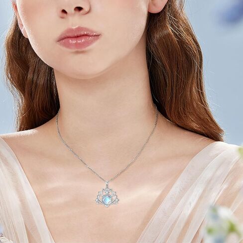 Peireara Sobriety Necklace for Women 925 Sterling Silver Alcoholics Anonymous Necklace Recovery Symbol Necklace Lotus Alcoholics Anonymous Jewelry Gifts for Women Men in Saudi Arabia