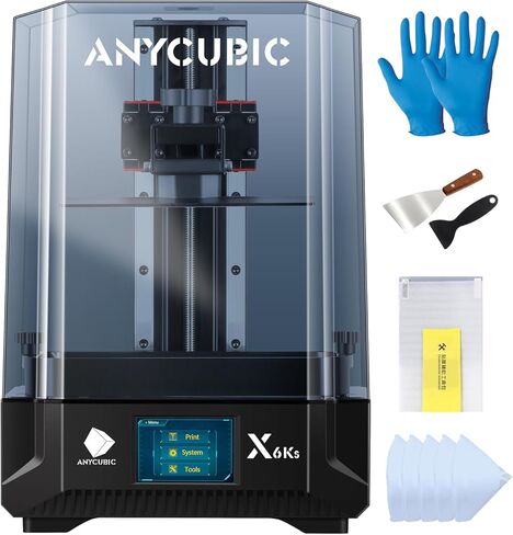 طابعة ANYCUBIC Photon Mono X 6Ks LCD ثلاثية الأبعاد شاشة LCD مقاس 9.1 بوصة، ملحقات طابعة ثلاثية الأبعاد للاستبدال in Kuwait
