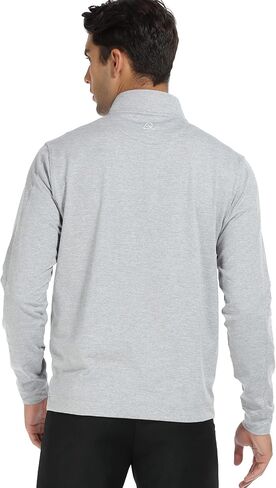 DEOLAX Quarter Zip Pullover Men Dry Fit 1/4 Zip Golf Pullover UPF50+ Moisture Wicking Mock Neck Mens Pullover Sweatshirts in Saudi Arabia