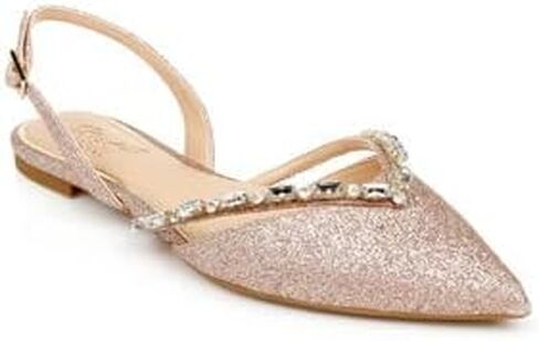 Jewel Badgley Mischka Camden Pointed Flat in Kuwait