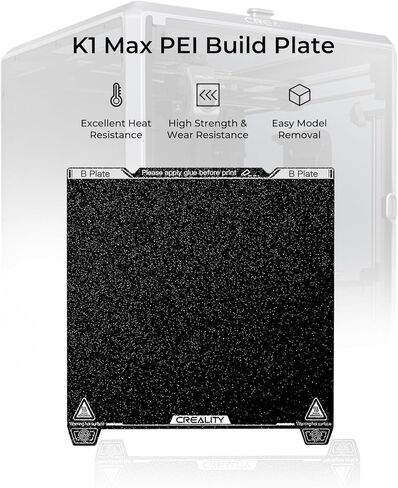 Creality Ender PEI Sheet, Upgrade Textured 235x235mm 3D Printer Platform Black PEI Magnetic Steel Plate for Ender-3/3 Pro/3 V2 Ender-5/Ender-3 S1 in Kuwait