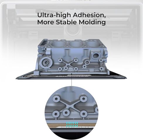 Creality Ender PEI Sheet, Upgrade Textured 235x235mm 3D Printer Platform Black PEI Magnetic Steel Plate for Ender-3/3 Pro/3 V2 Ender-5/Ender-3 S1 in Kuwait