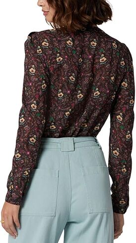 Joie Womens Women's Joie Eldridge TOP, Chocolate TORTE Multi, Large in Saudi Arabia