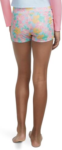 Hurley Girls' Swim Shorts, Blue Ice/Floral, M in Saudi Arabia