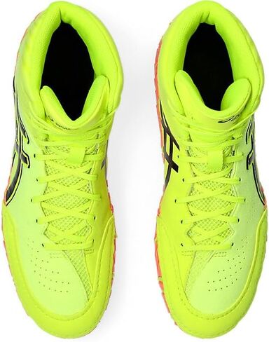 ASICS Men's Aggressor 5 Wrestling Shoes, 10.5, Sheet Rock/Classic RED in Saudi Arabia
